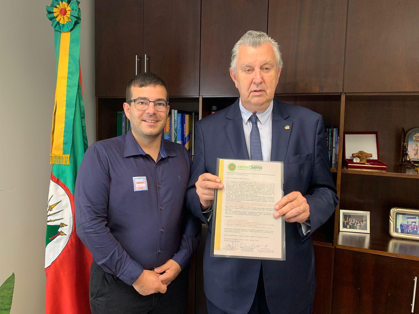 Rafael Bueno defende projeto de ampliação da CEASA/Serra em Brasília