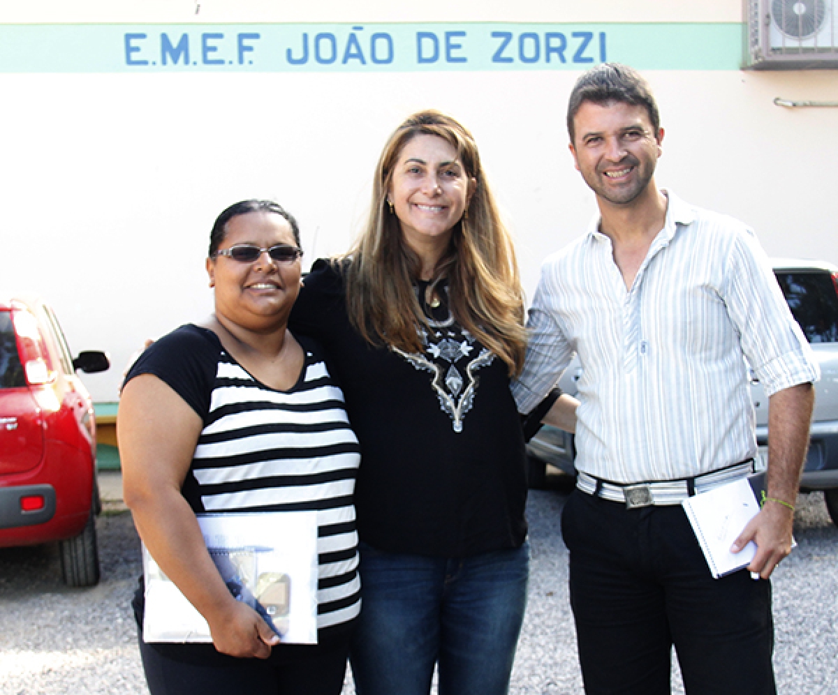 Vereador Neri, O Carteiro visita a Escola Municipal João De Zorzi
