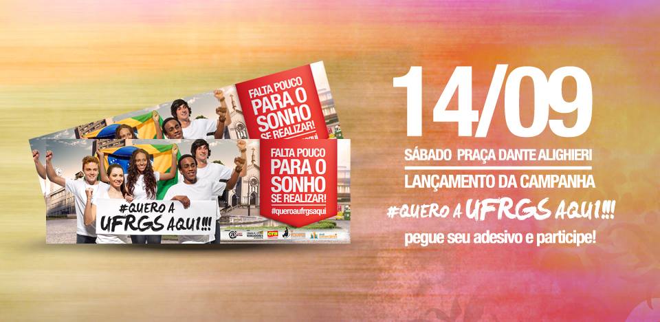 Lançamento da campanha pela extensão da UFRGS em Caxias é neste sábado