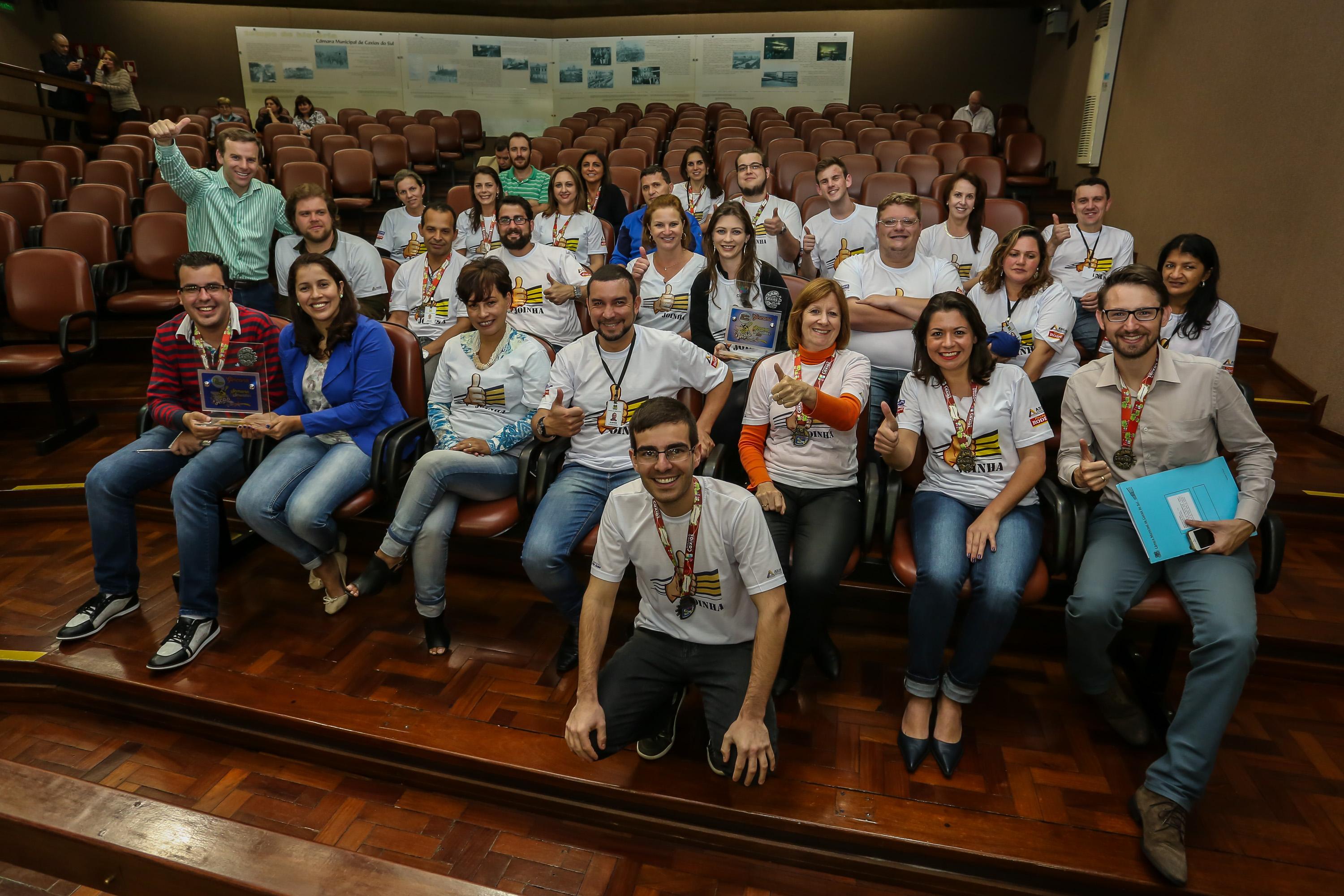 Presidente Cassina parabeniza a equipe Joinha pelo 1º lugar na Gincana dos Servidores Municipais de 2015