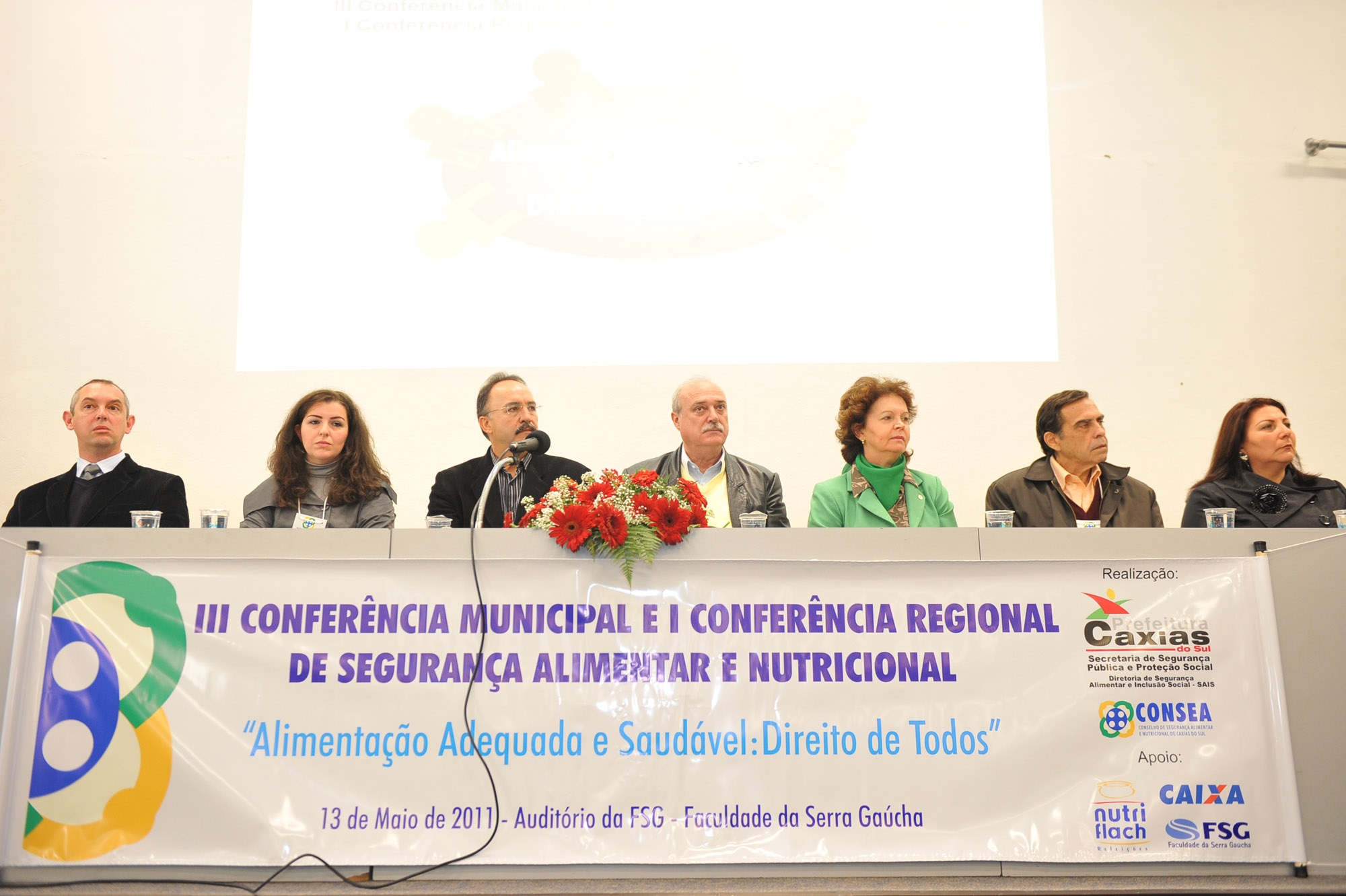 Vereador Mauro Pereira participa da abertura da III Conferência Municipal e da I Conferência Regional de Segurança Alimentar e Nutricional